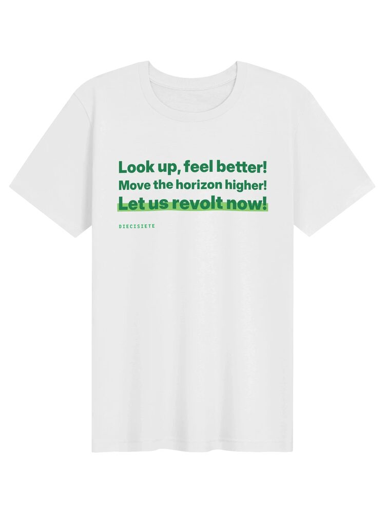 DIECISIETE Rebel Horizon Tee, White