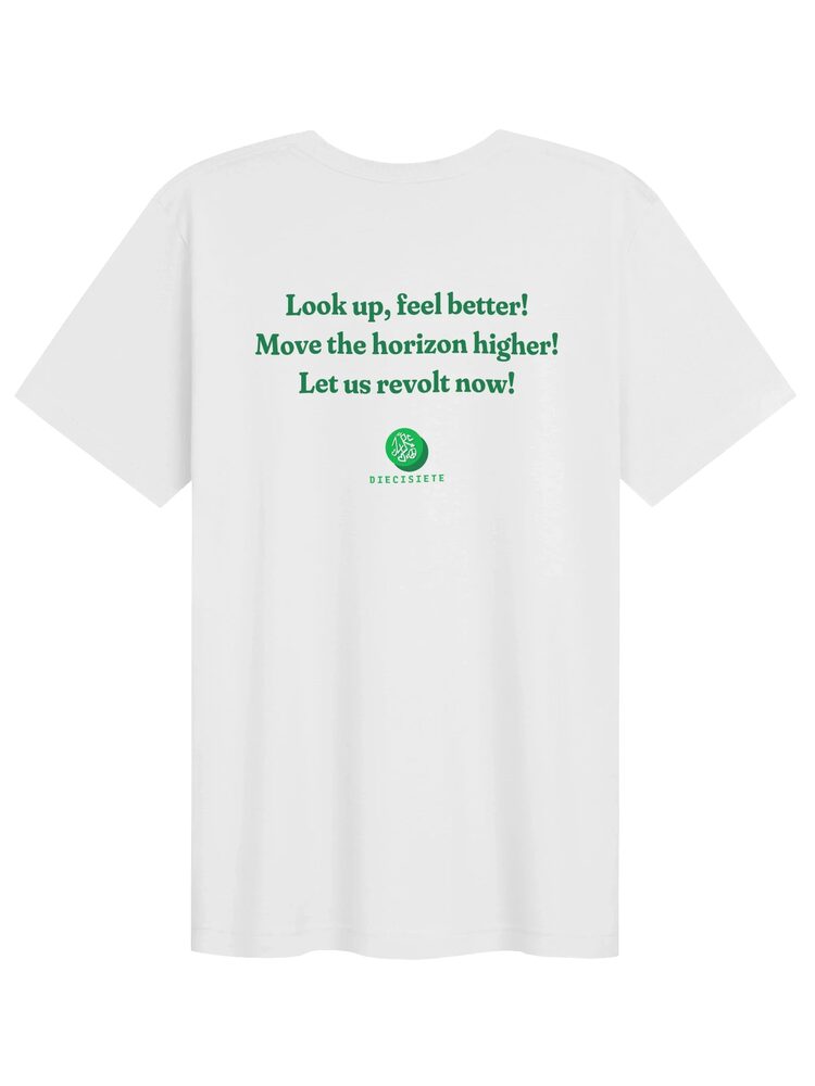 DIECISIETE Rebel Horizon Tee, White, photo 2