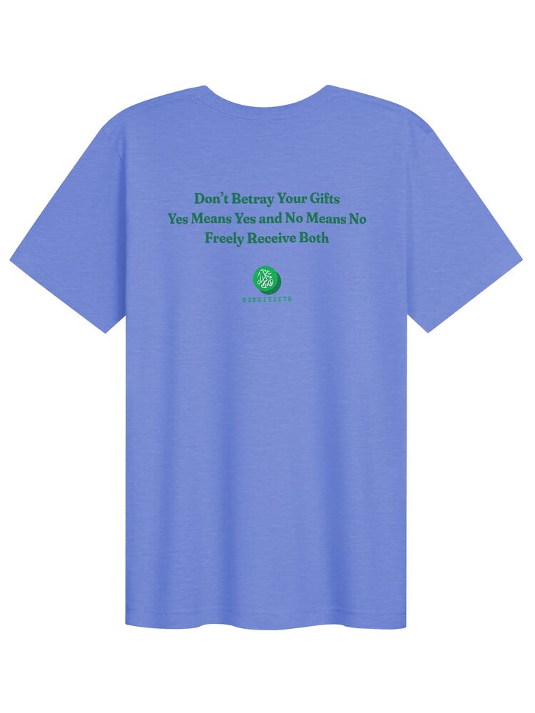 Don’t Betray Your Gifts Tee, Heather Columbia Blue, photo 2