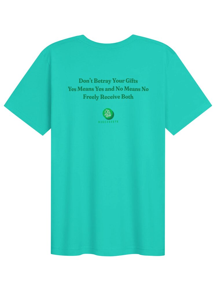 Don’t Betray Your Gifts Tee, Teal, photo 2