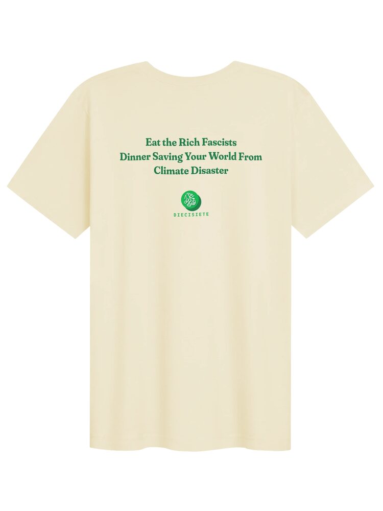 Eat the Rich Fascists T-Shirt, Natural, photo 2