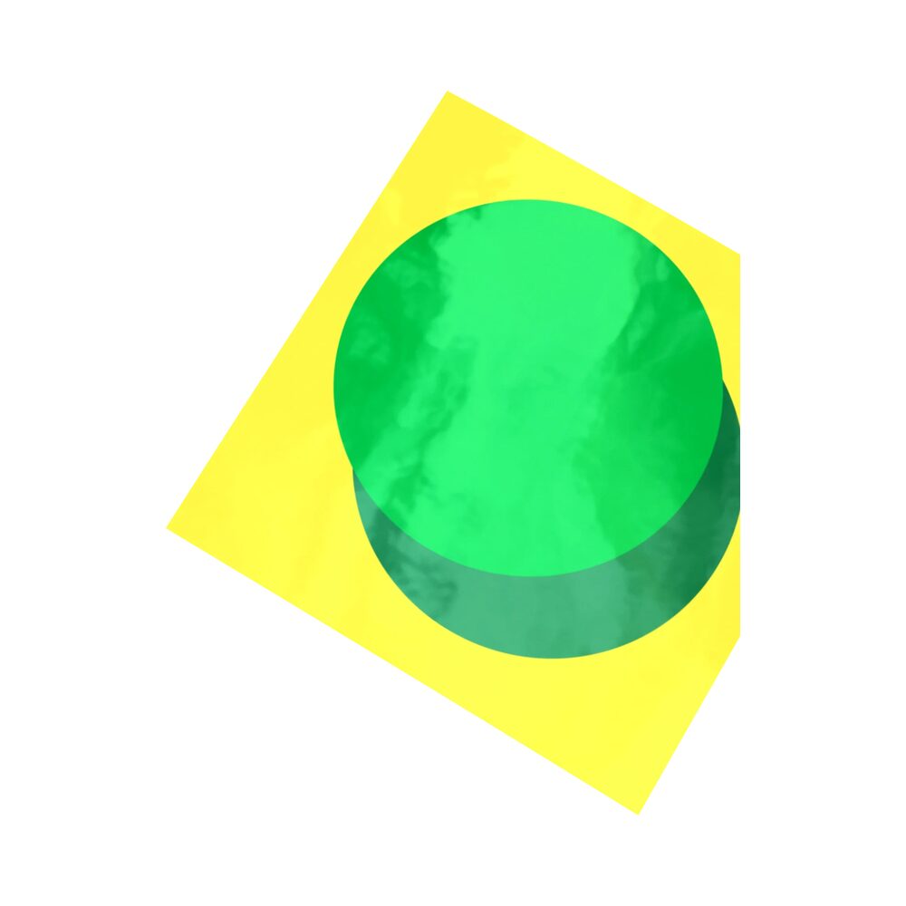 HOLO ZURC Sticker YELLOW; Kiss-cut, Blank, Grey, photo 2