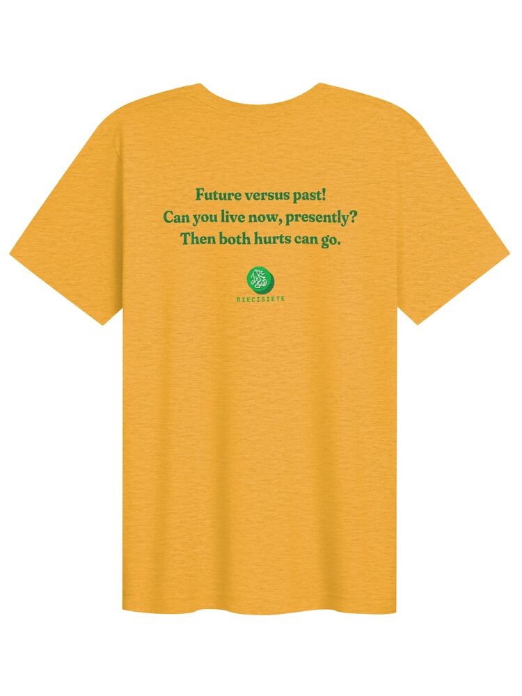 Live Now, Let Go Tee, Heather Yellow Gold, photo 2