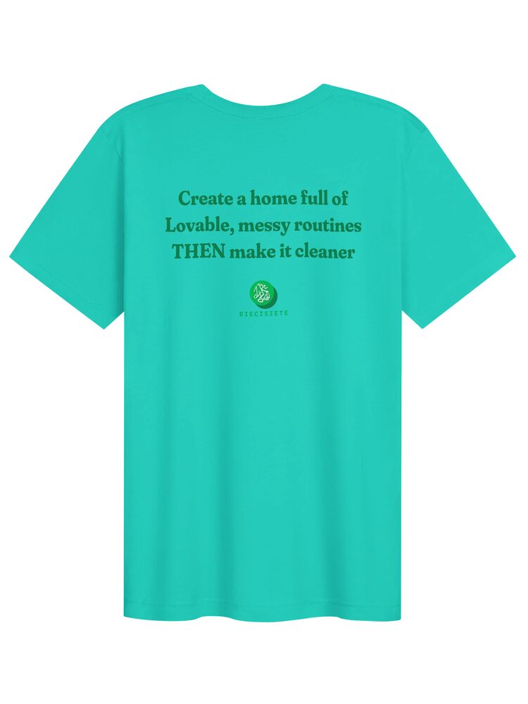Lovable Messy Routines Tee, Teal, photo 2