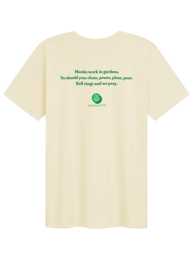 Monks Work in Gardens Tee, Natural, photo 2