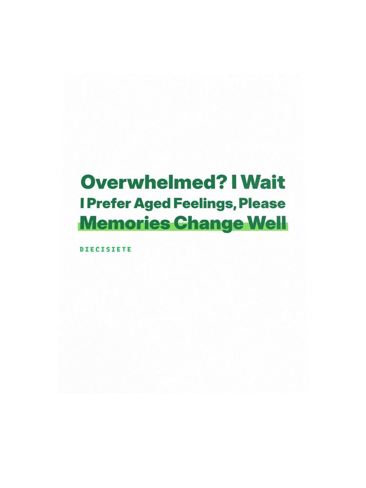 "Overwhelmed? I Wait" Haiku Print, White, photo 4