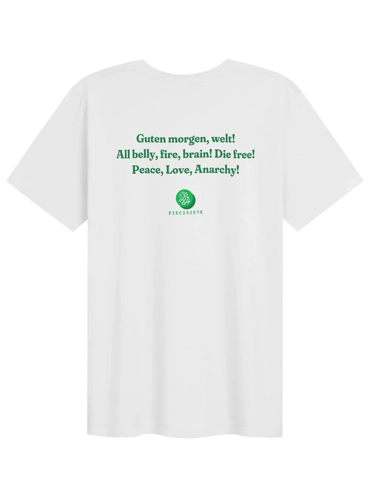 Peace, Love, Anarchy Tee, White, photo 2