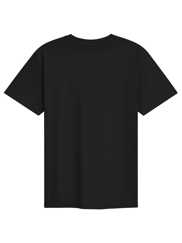 ZURC Blank Embroidered T-Shirt YELLOW + GREEN LOGO, Black, photo 2