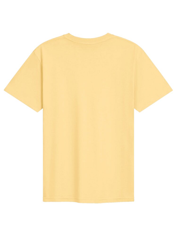 ZURC Blank Embroidered T-Shirt YELLOW + GREEN LOGO, Butter, photo 2