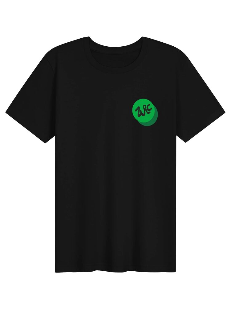 ZURC Left Chest Logo Tee, Black