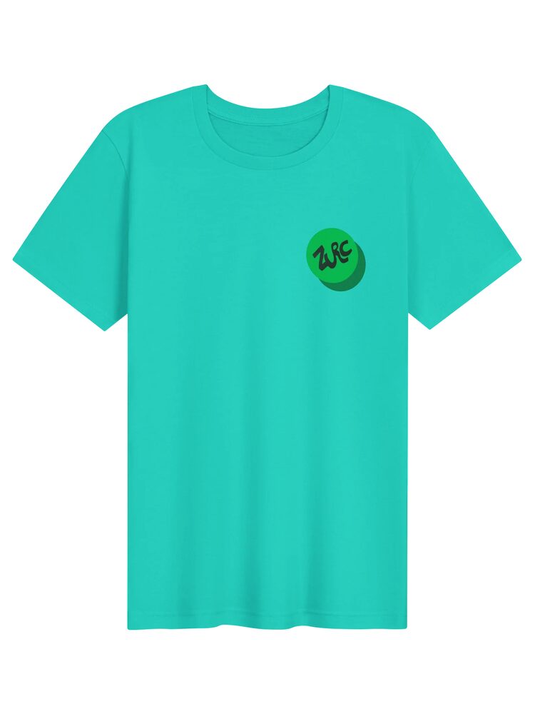 ZURC Left Chest Logo Tee, Teal