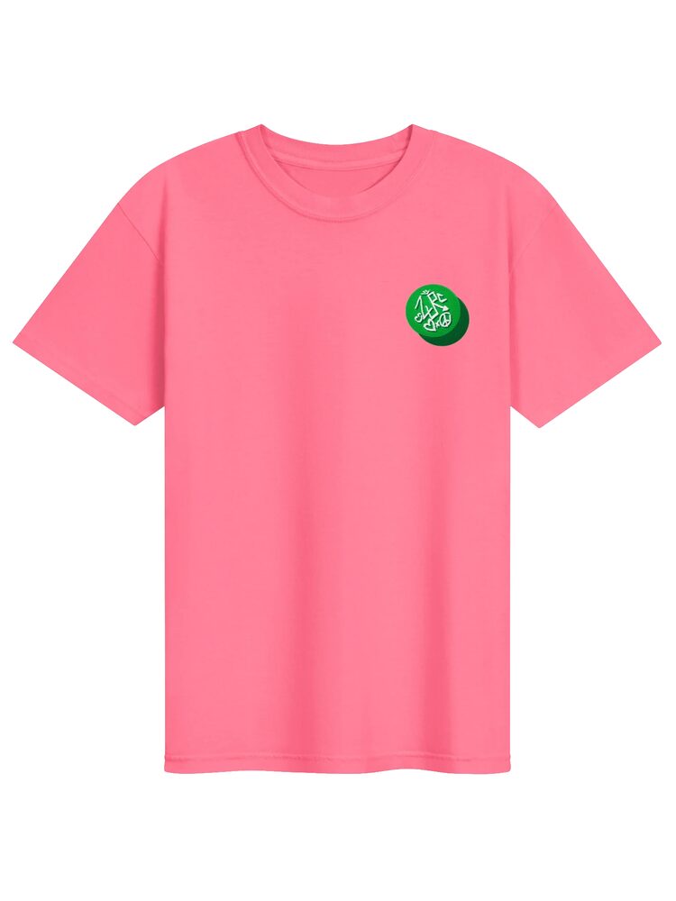ZURC LOGO Embroidered/Printed Tee, Crunchberry