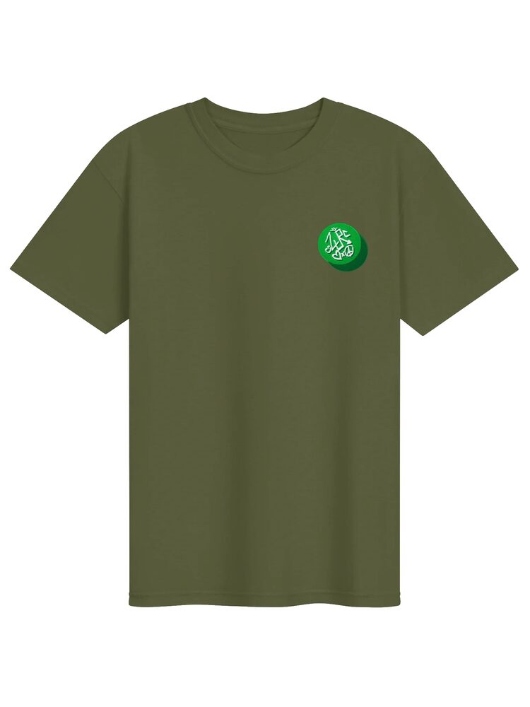 ZURC LOGO Embroidered/Printed Tee, Hemp