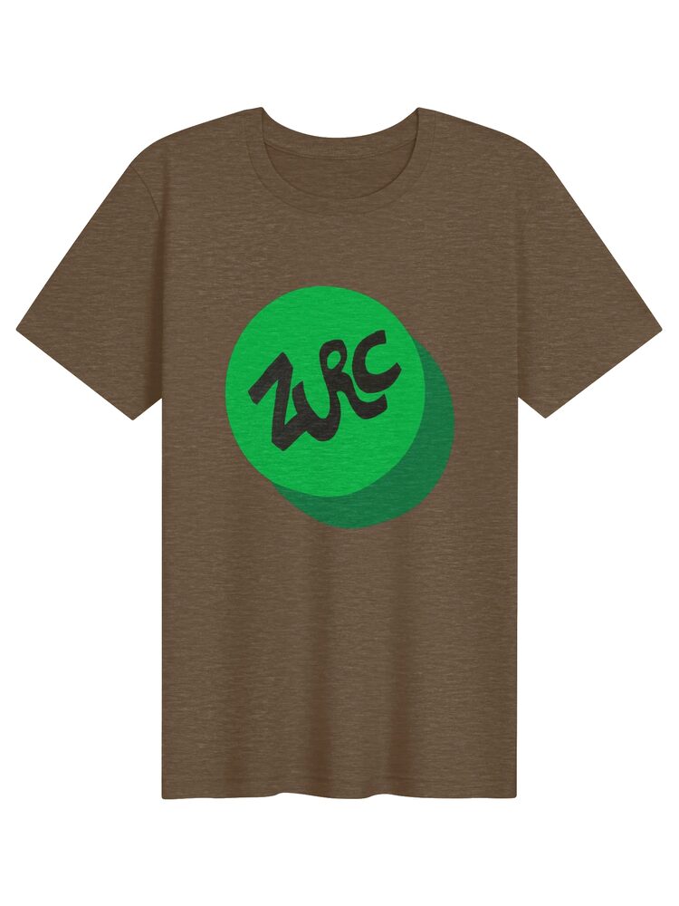 ZURC Logo Tee, Heather Brown