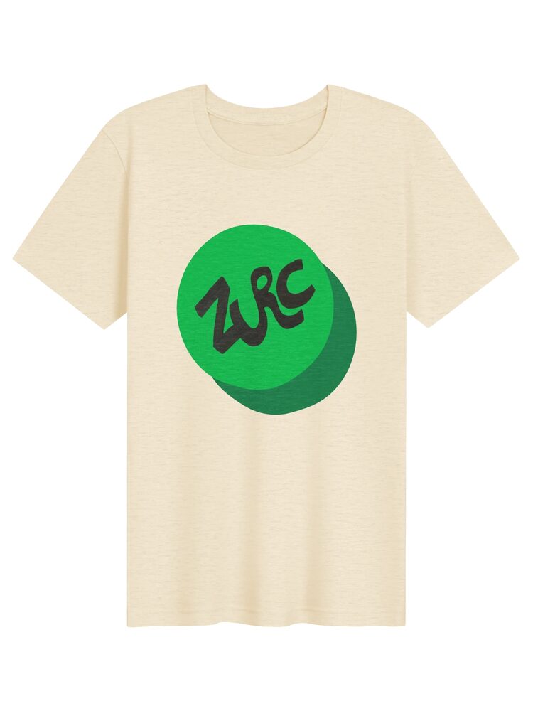 ZURC Logo Tee, Heather Natural