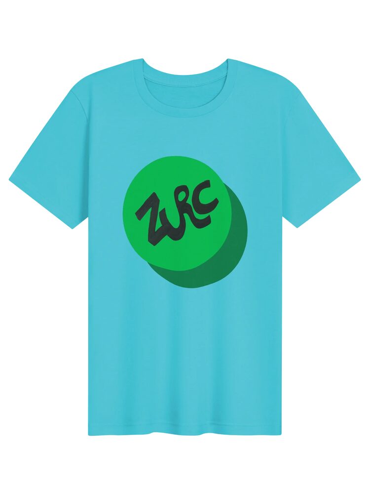 ZURC Logo Tee, Turquoise