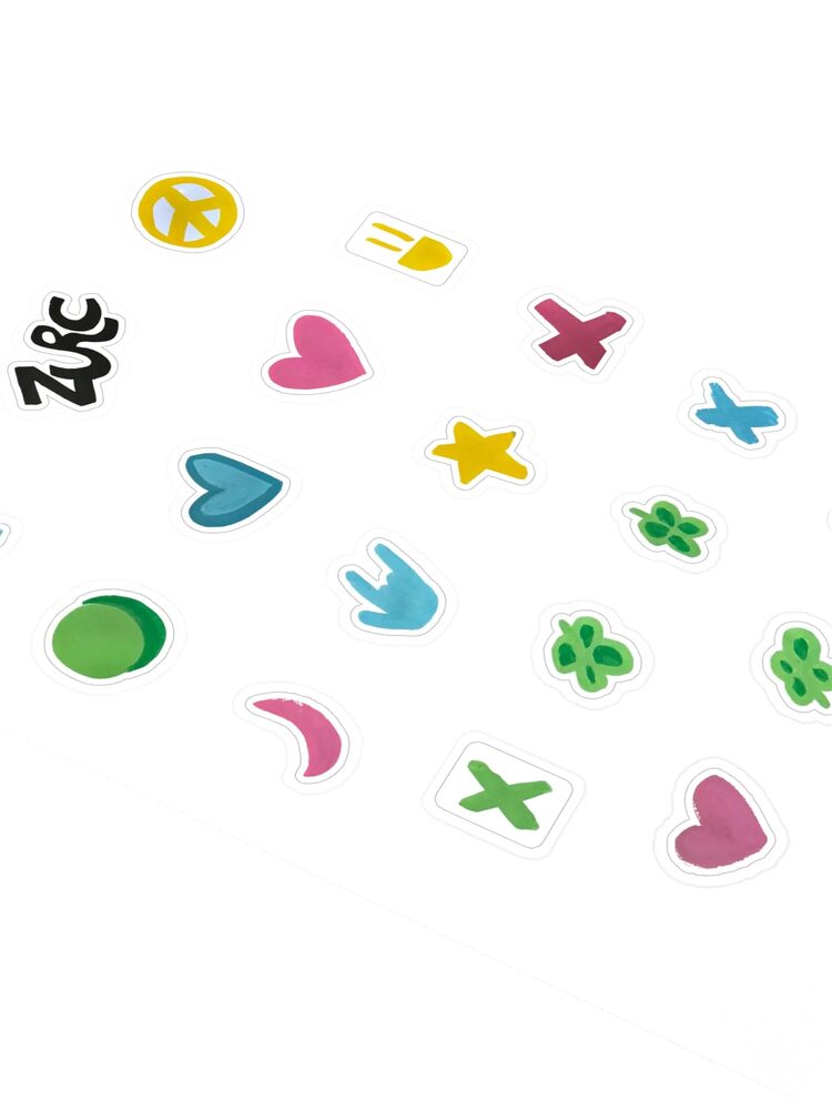 ZURC Marks Sticker Sheet, White, photo 2